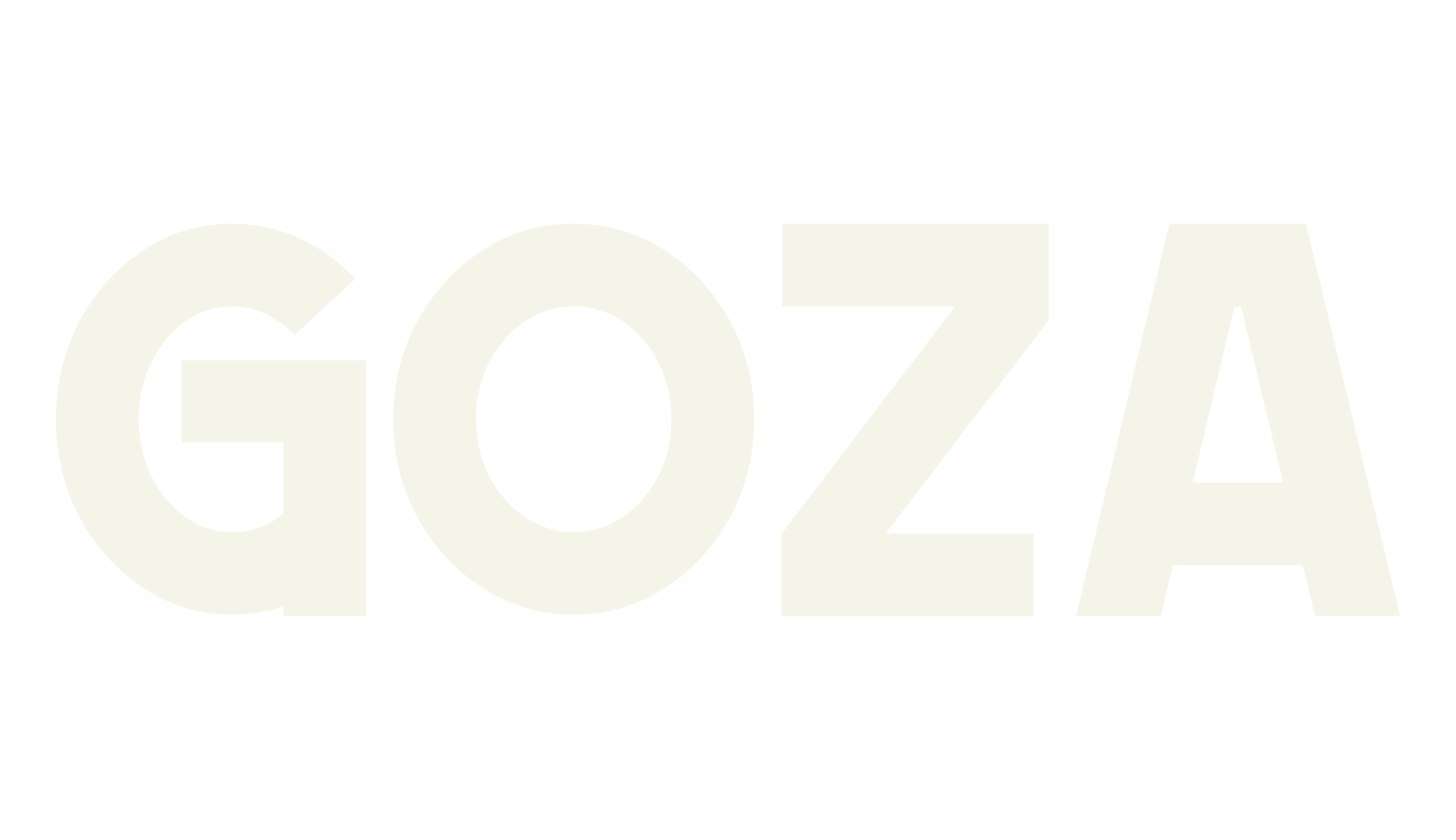 GOZA, album music font preview