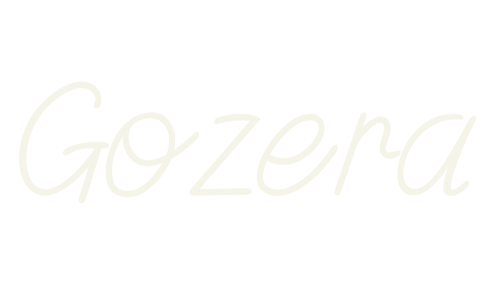 Gozera, condensed font preview