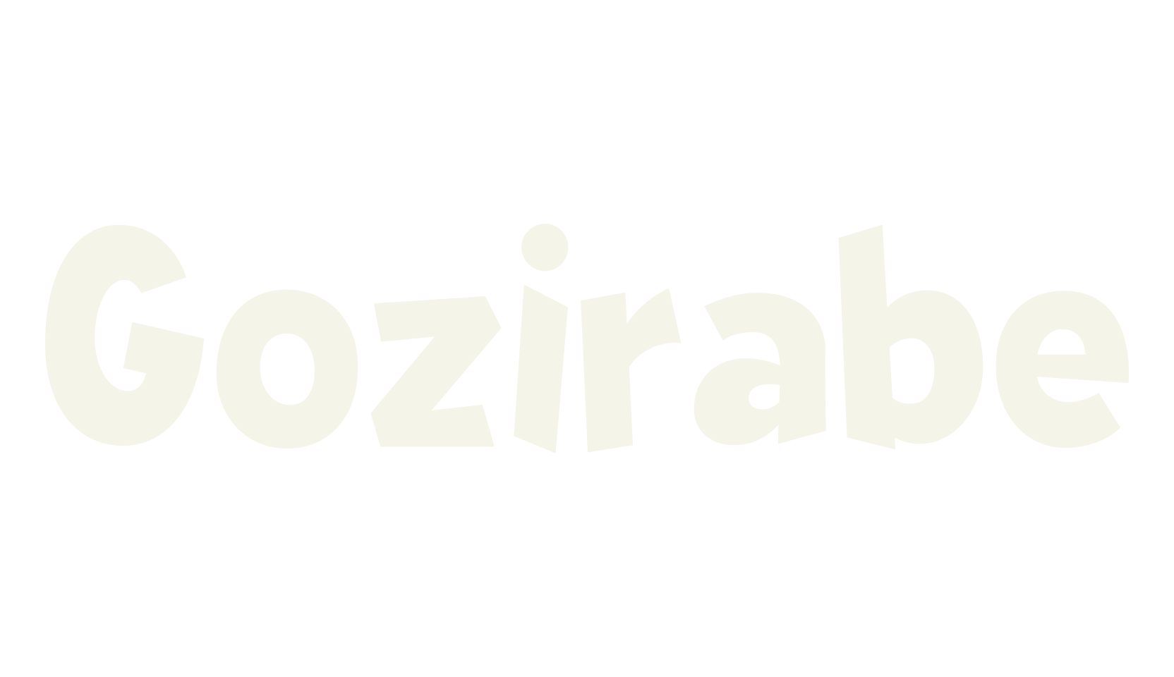 Gozirabe, cartoon font preview