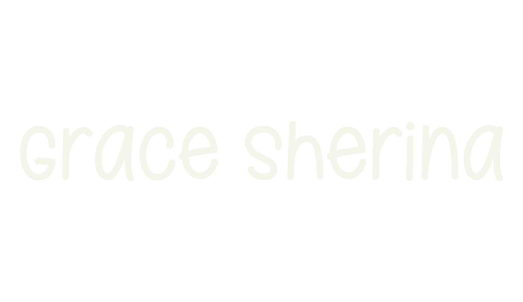 Grace Sherina, children font preview