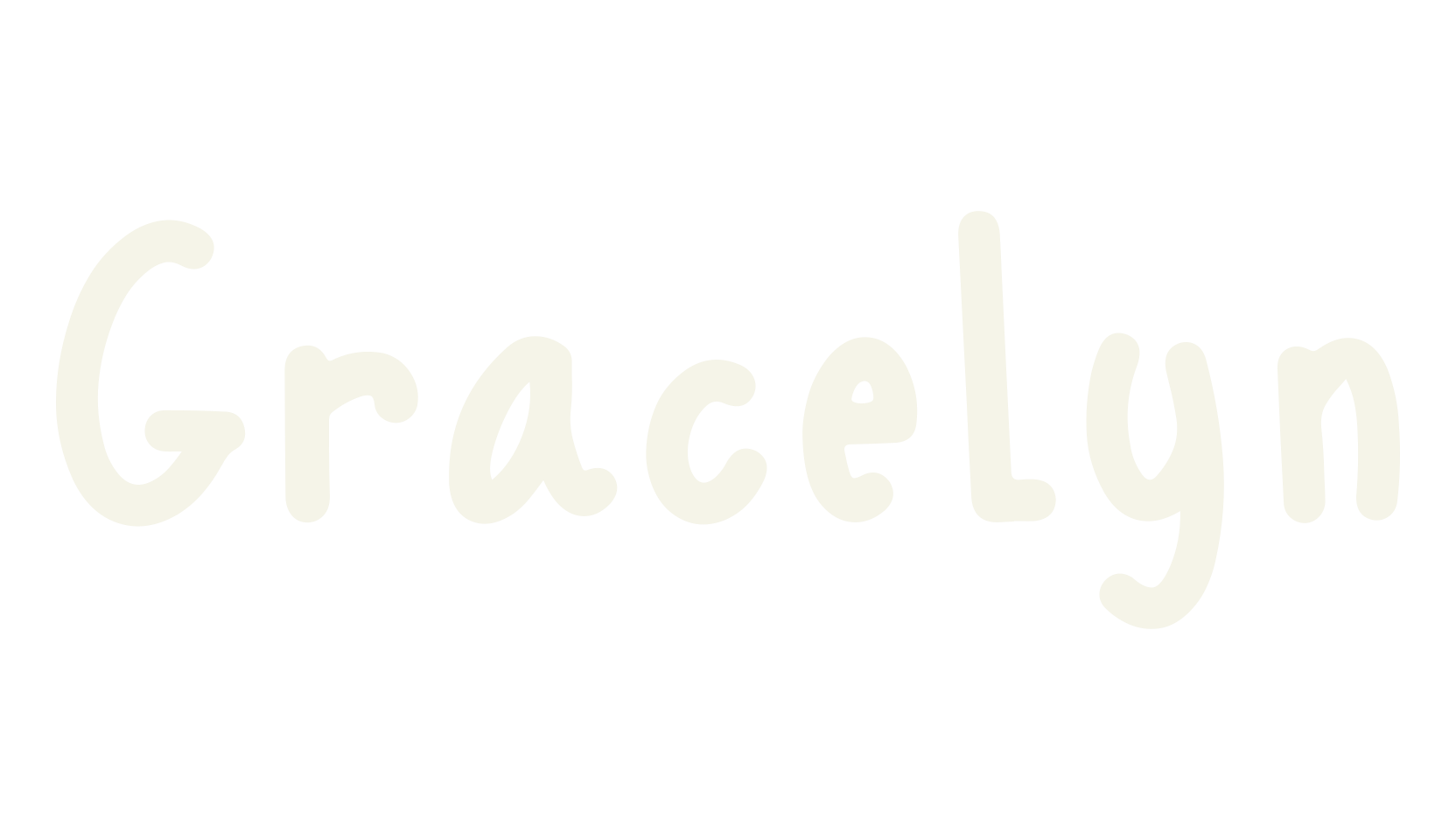 Gracelyn, cute font preview