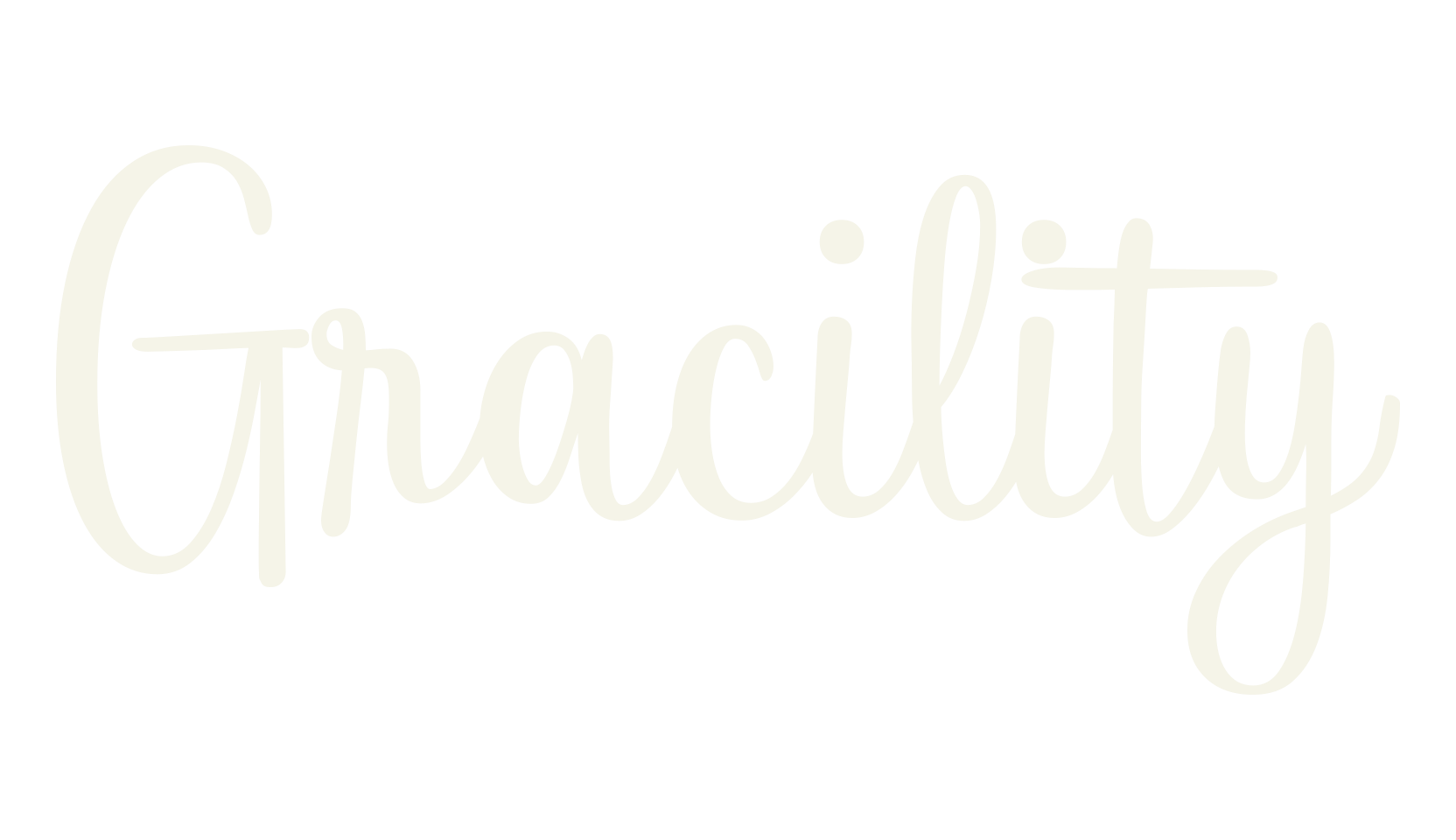 Gracility, fashion script font preview