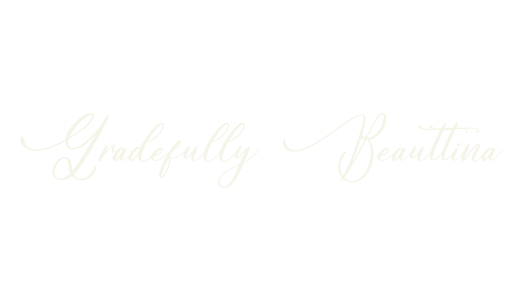 Gradefully Beauttina, script font preview
