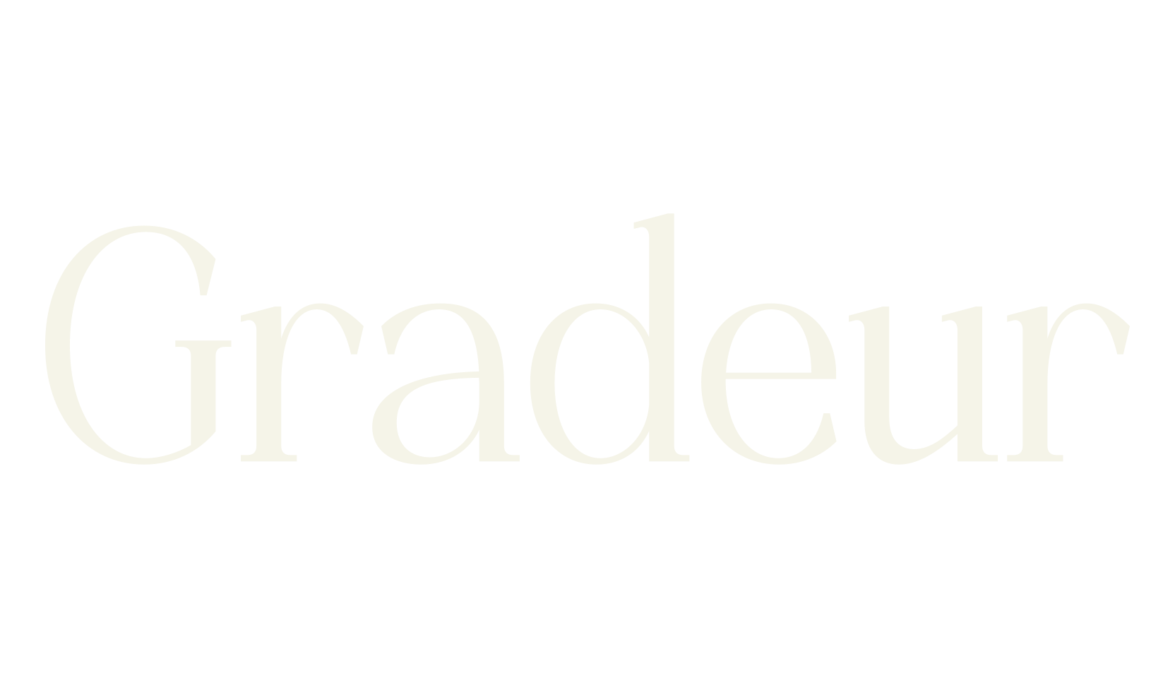 Gradeur, serif font preview
