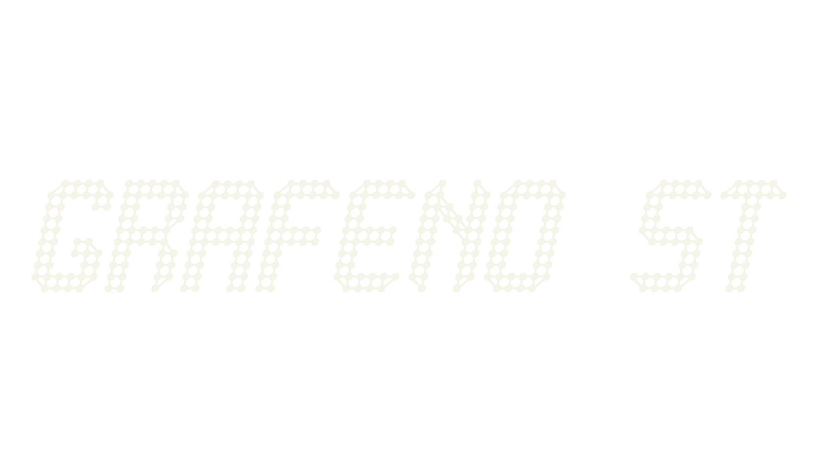 Grafeno St, tech font preview