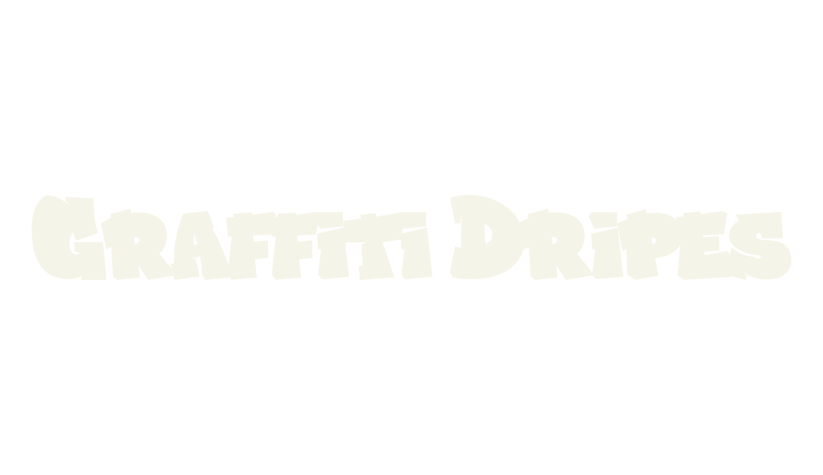 Graffiti Dripes, display market font preview