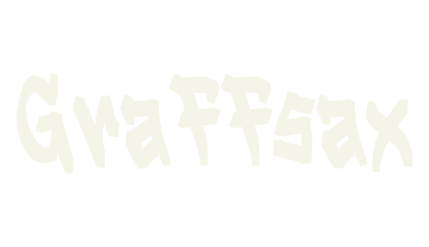 Graffsax, graffiti font preview