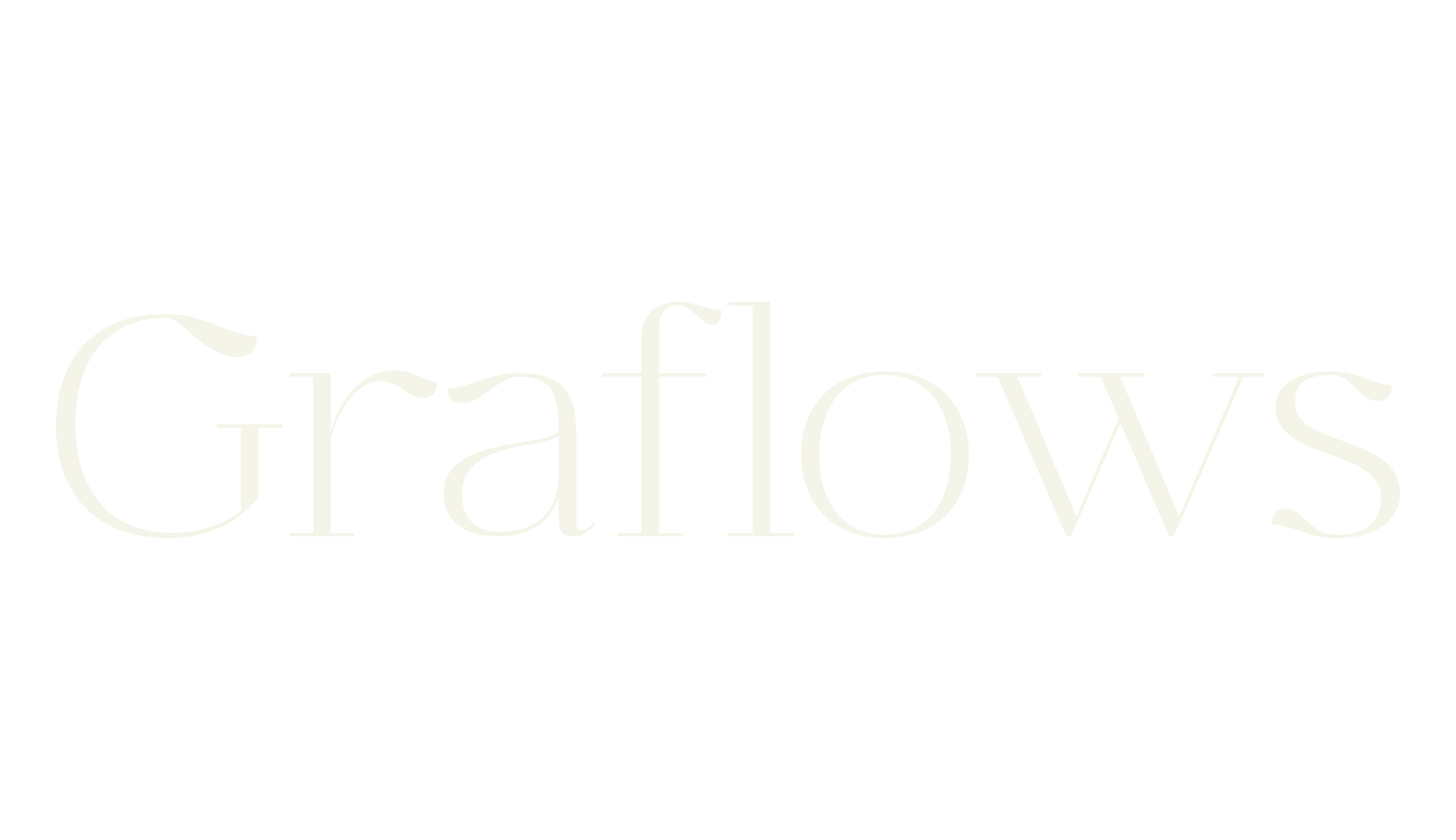 Graflows, serif font preview