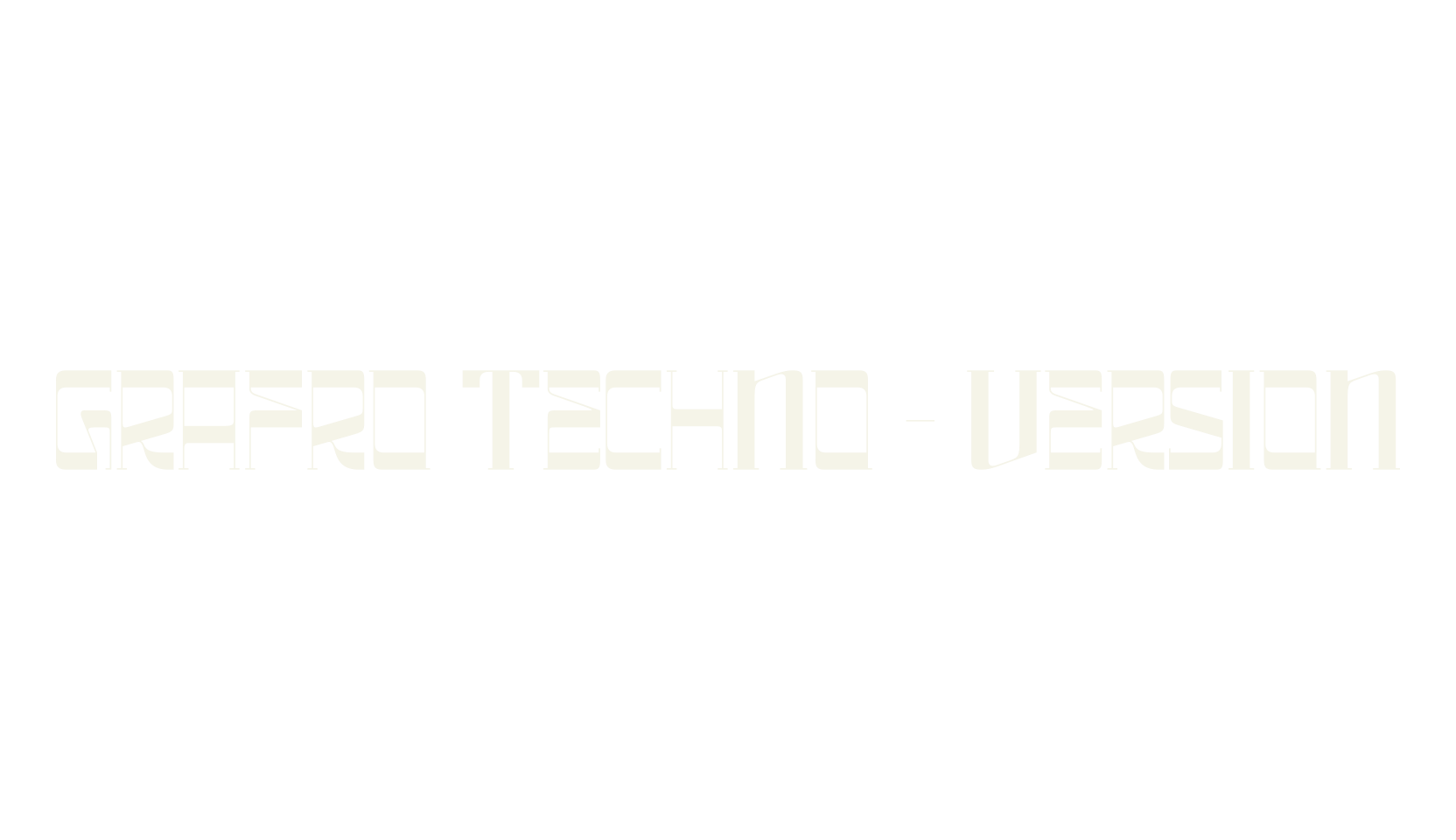 Grafro Techno - Version, display market font preview