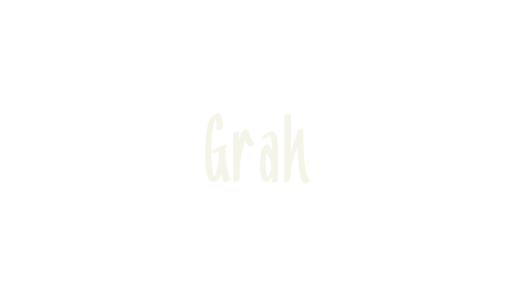 Grah, handwriting font preview