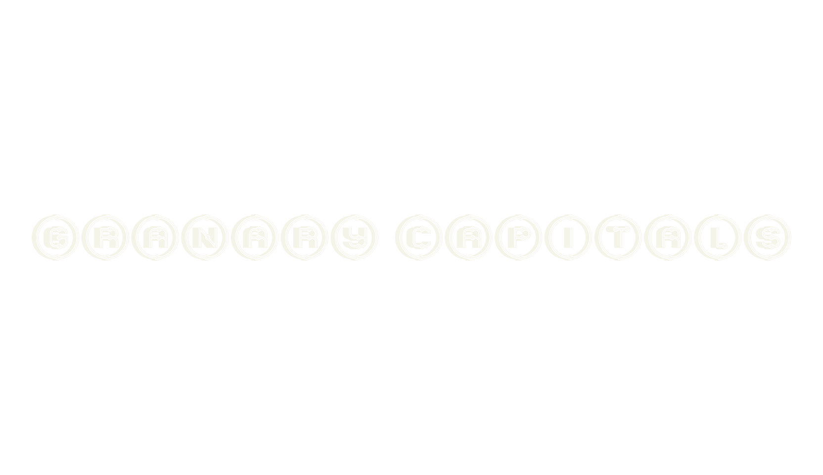 Granary Capitals, 3d font preview