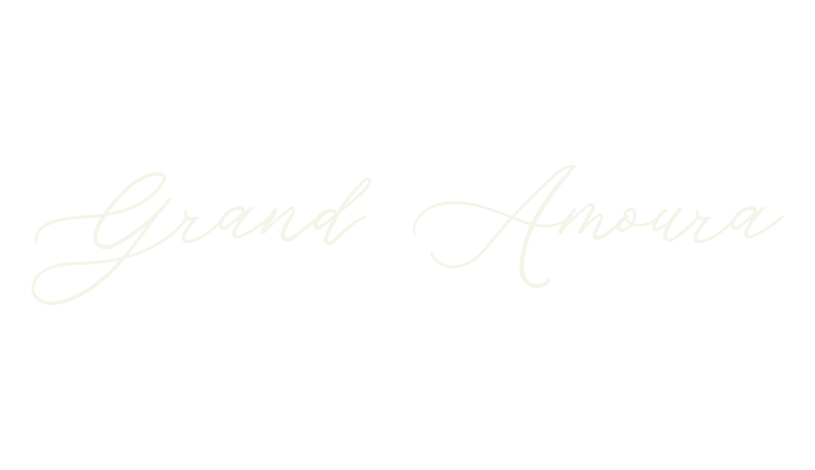 Grand Amoura, cursive font preview