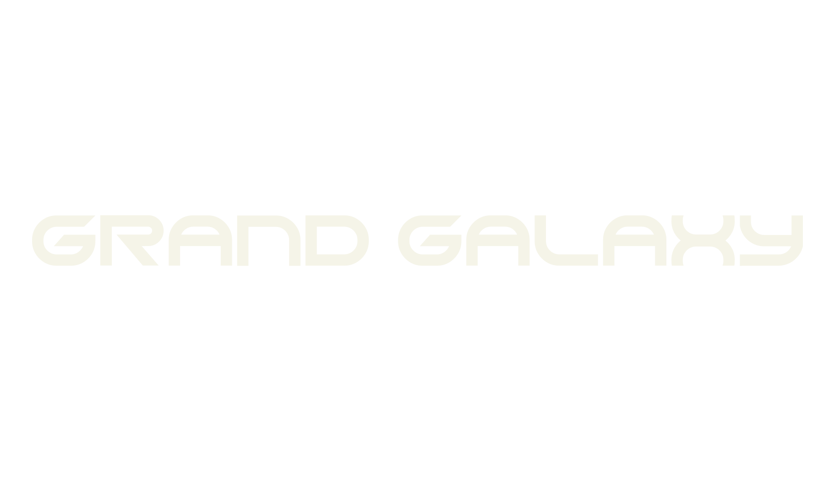GRAND GALAXY, gaming font preview