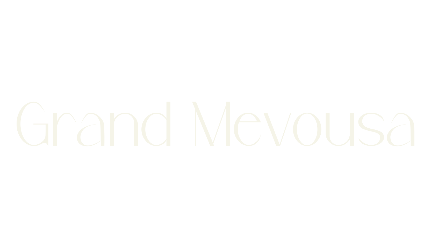 Grand Mevousa, sans serif font preview