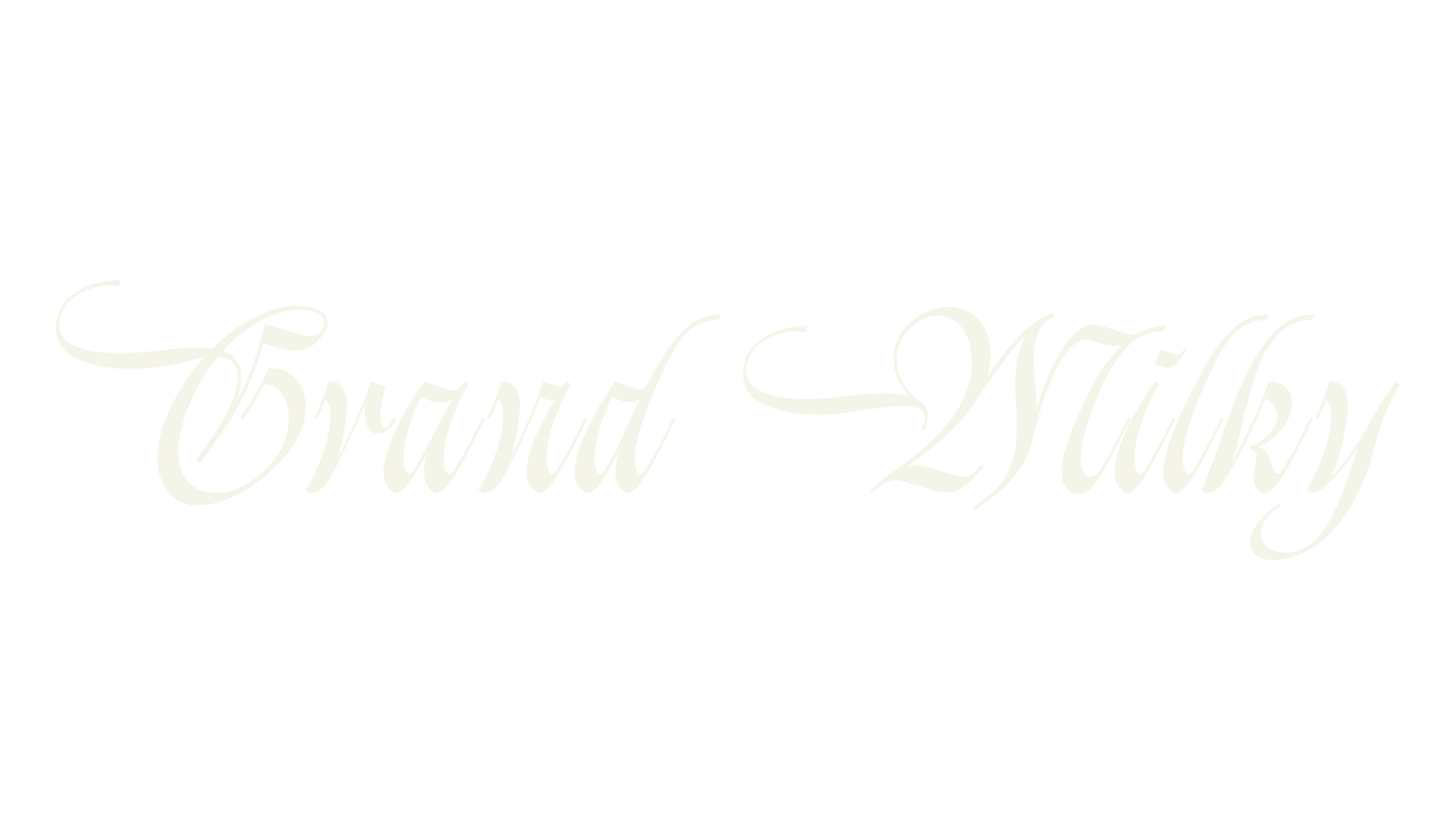 Grand Milky, fashion script font preview
