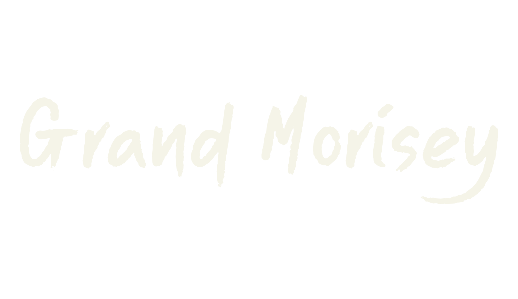 Grand Morisey, hand drawn font preview