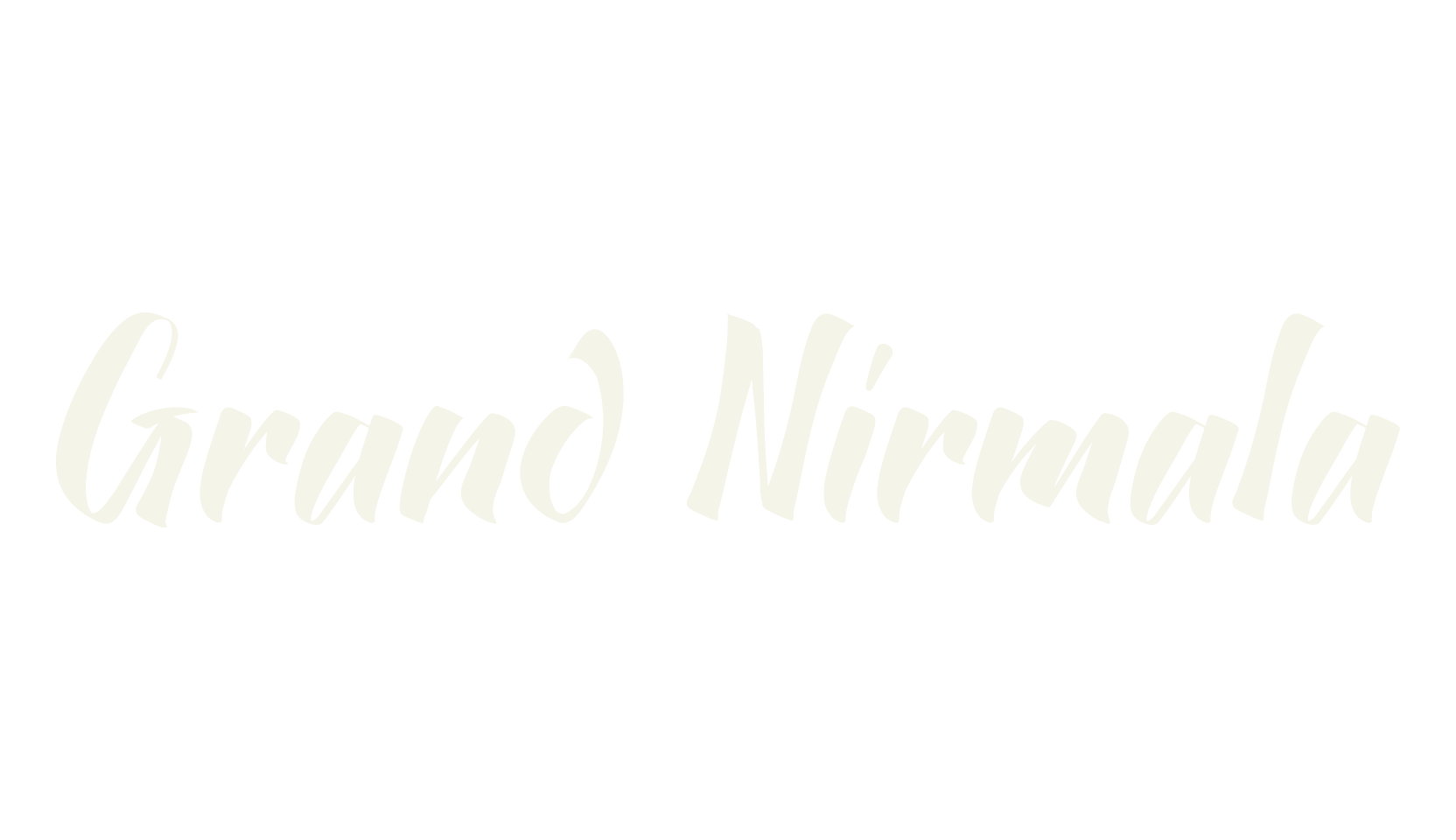 Grand Nirmala, calligraphy font preview