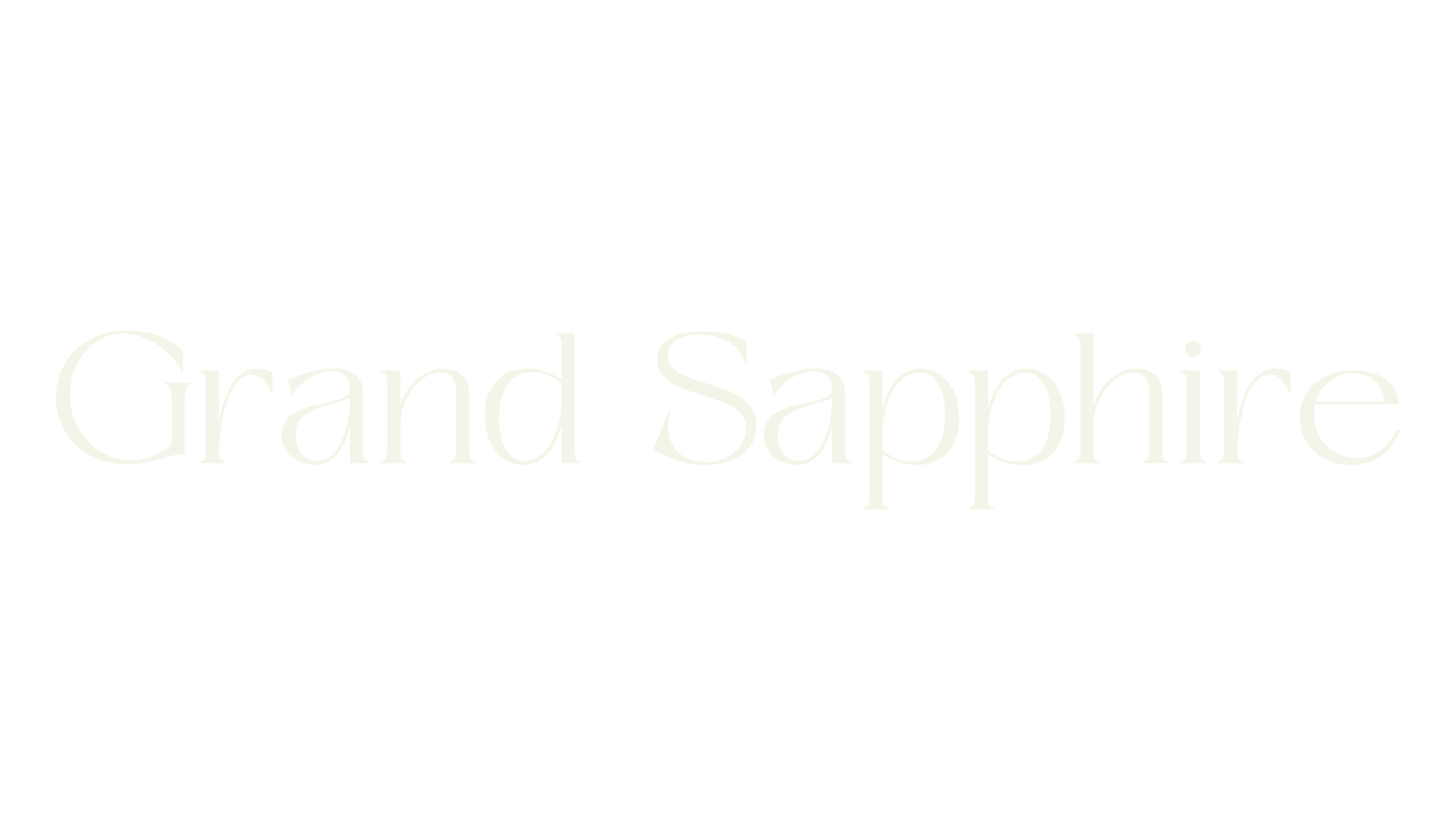 Grand Sapphire, serif font preview