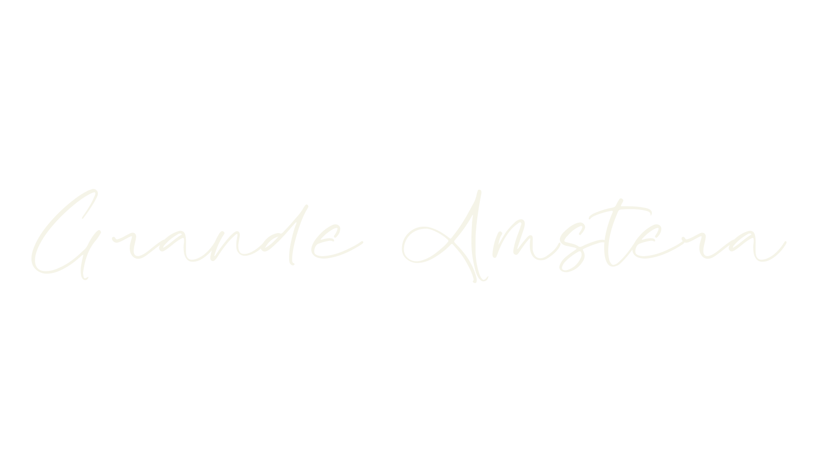 Grande Amstera, calligraphy font preview