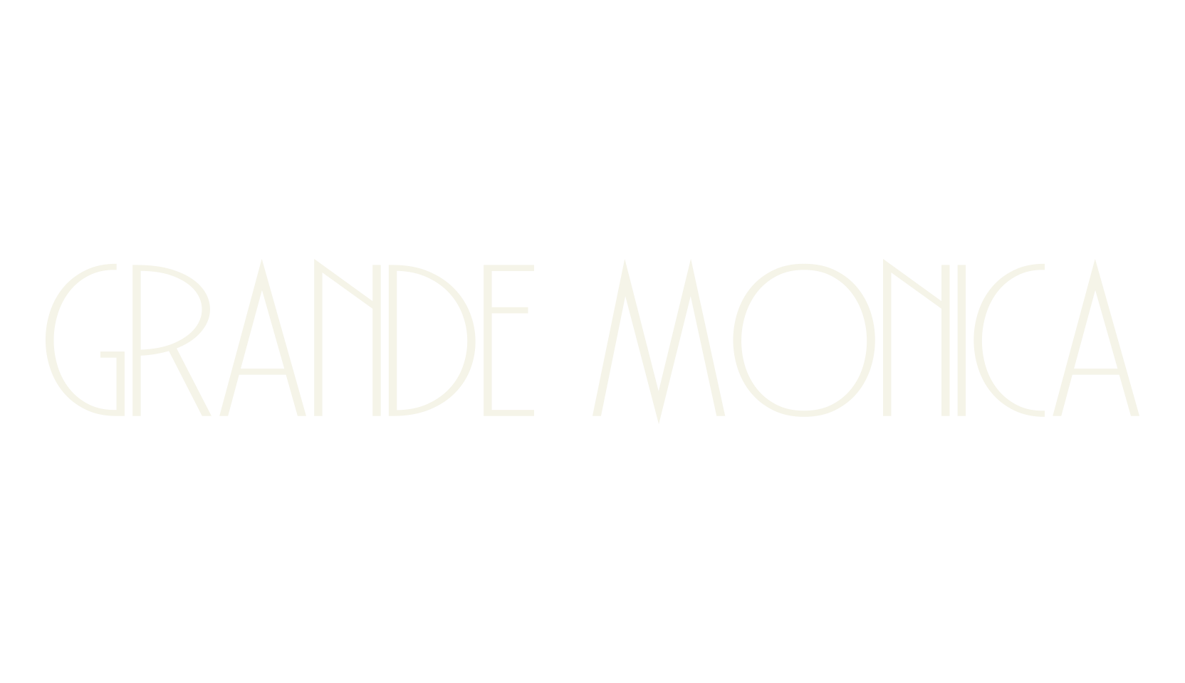 GRANDE MONICA, modern font preview