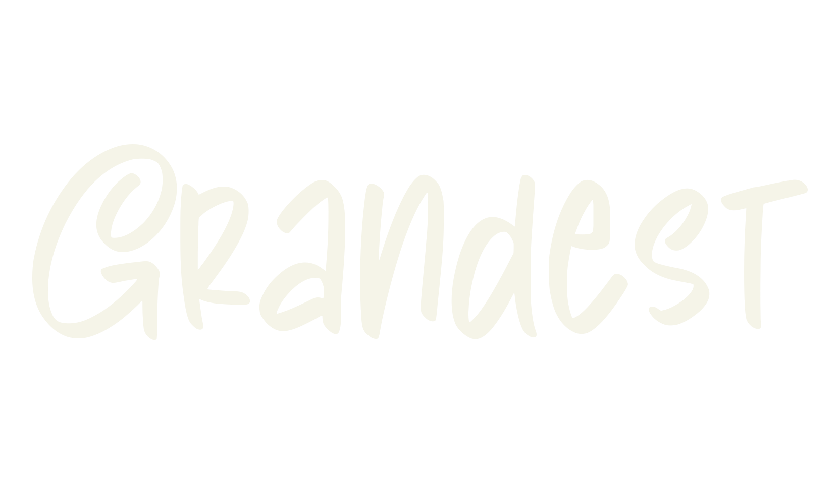 Grandest, handwritten font preview