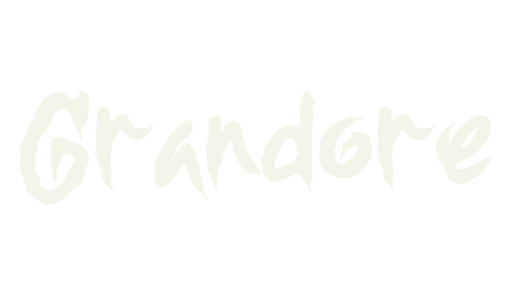 Grandore, script font preview