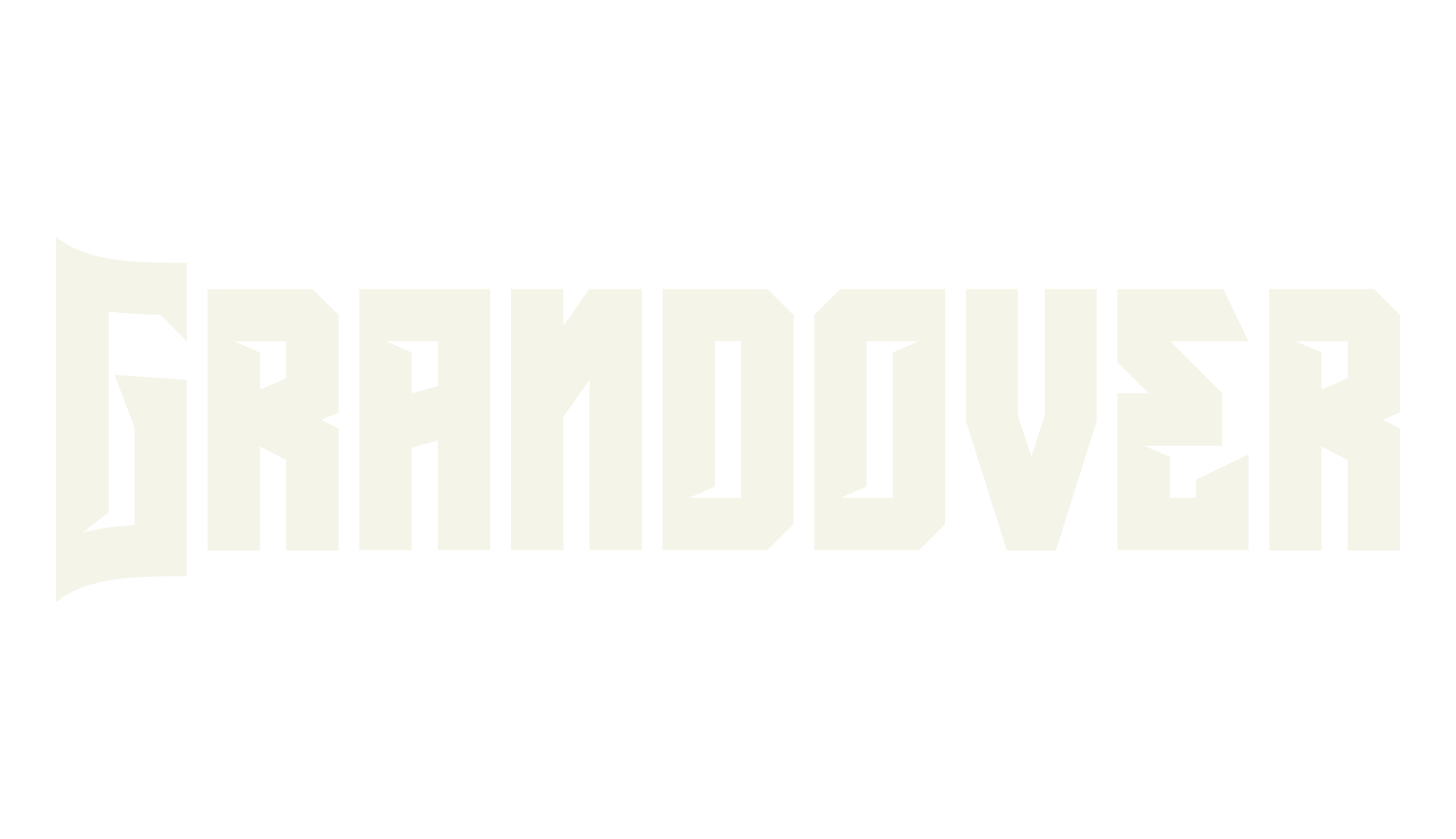 Grandover, cyberpunk font preview