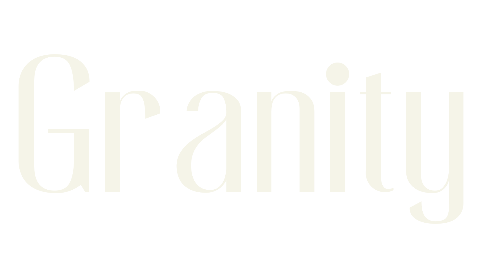 Granity, sans font preview