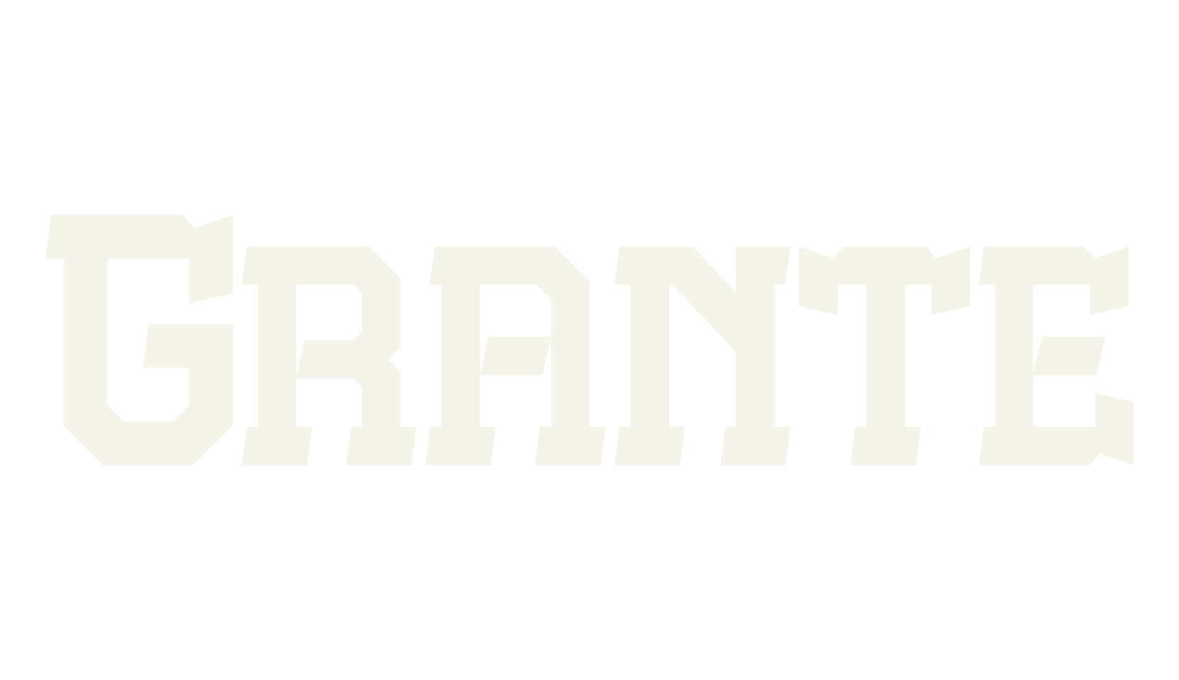 Grante, serif font preview