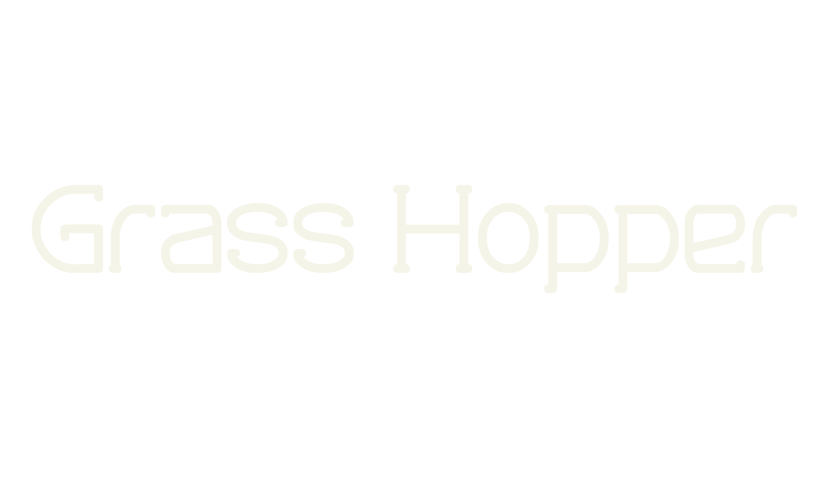 Grass Hopper, serif font preview