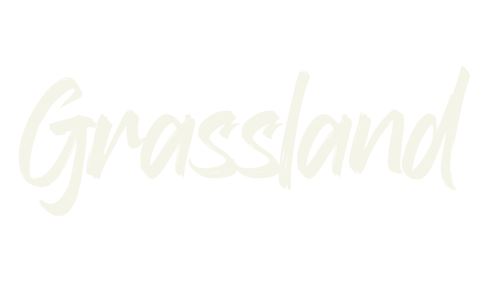 Grassland, handwriting font preview
