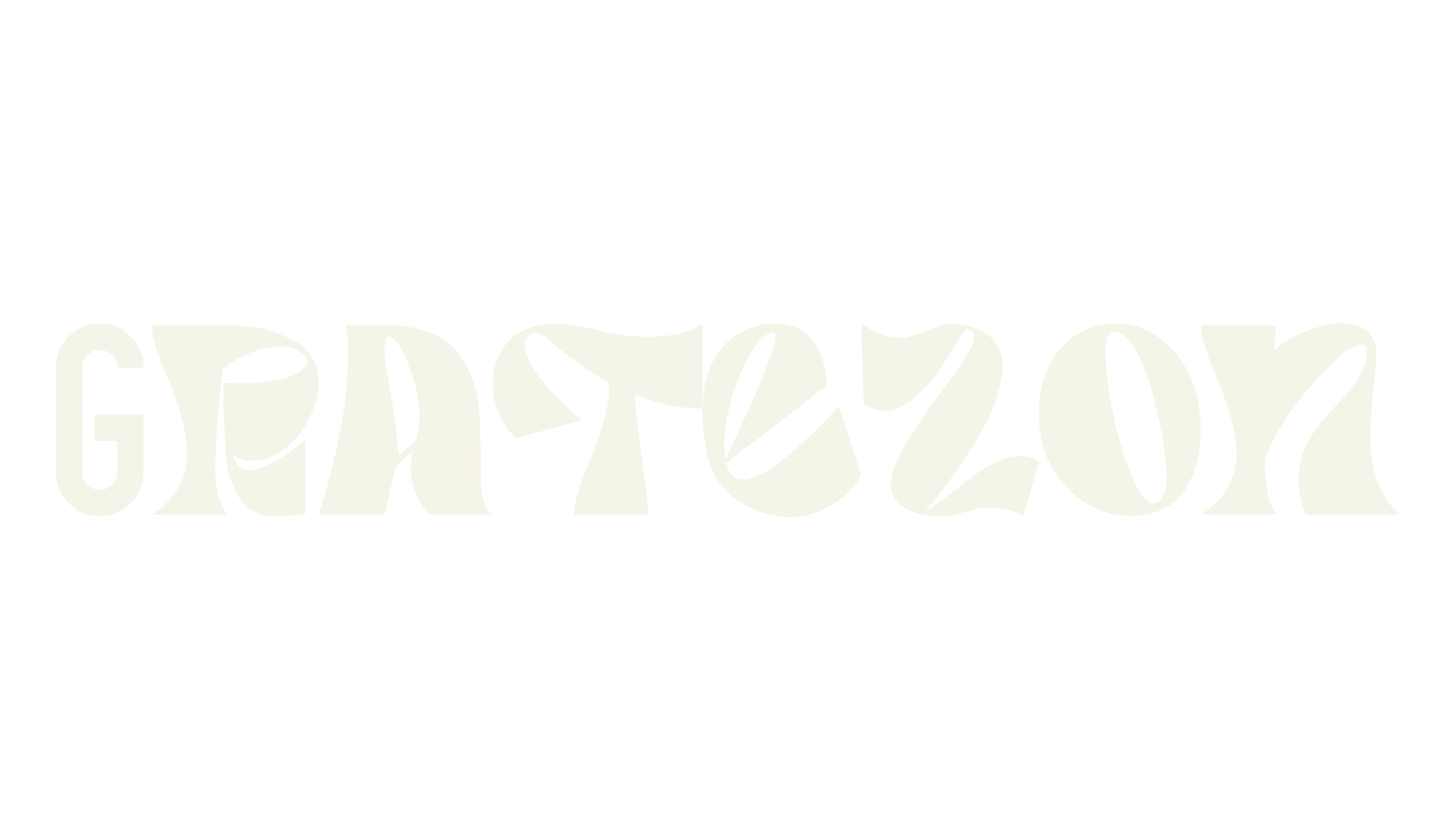 Gratezon, psychedelic font preview