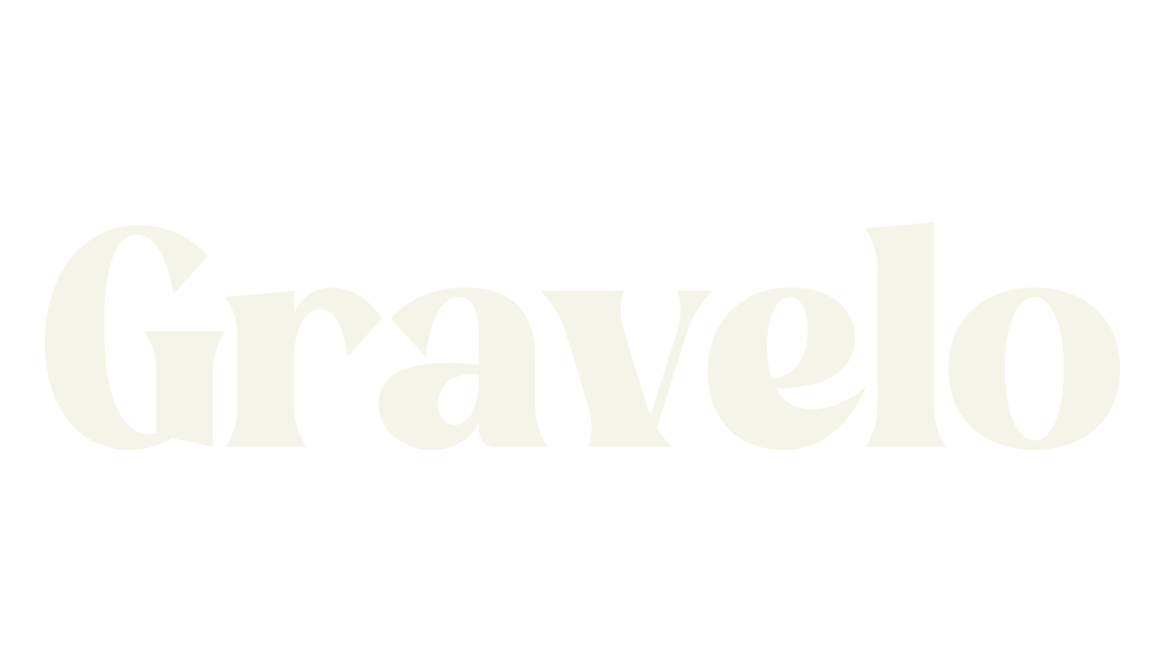 Gravelo, serif font preview
