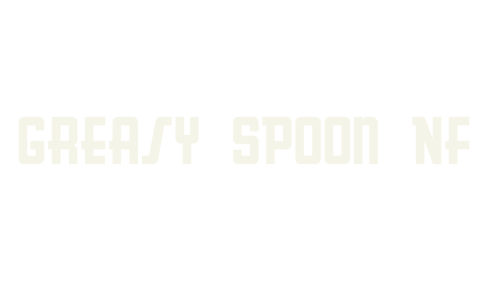 Greasy Spoon NF, display market font preview