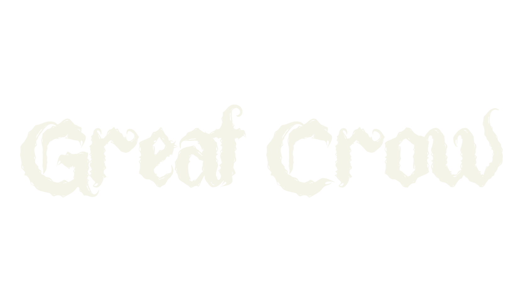 Great Crow, art deco font preview