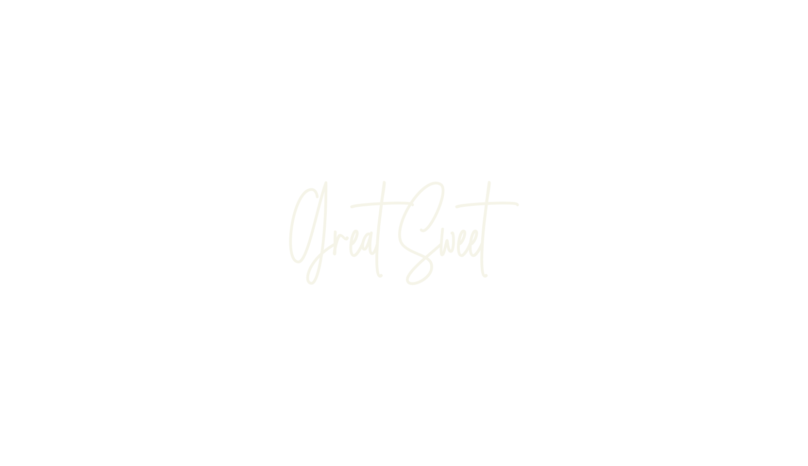 Great Sweet, handwriting font preview