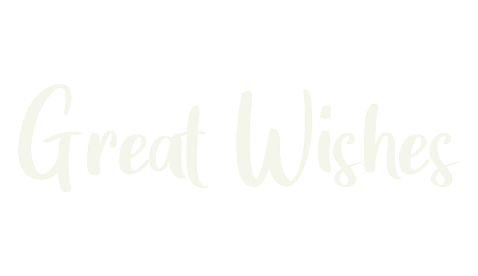 Great Wishes, handwriting font preview