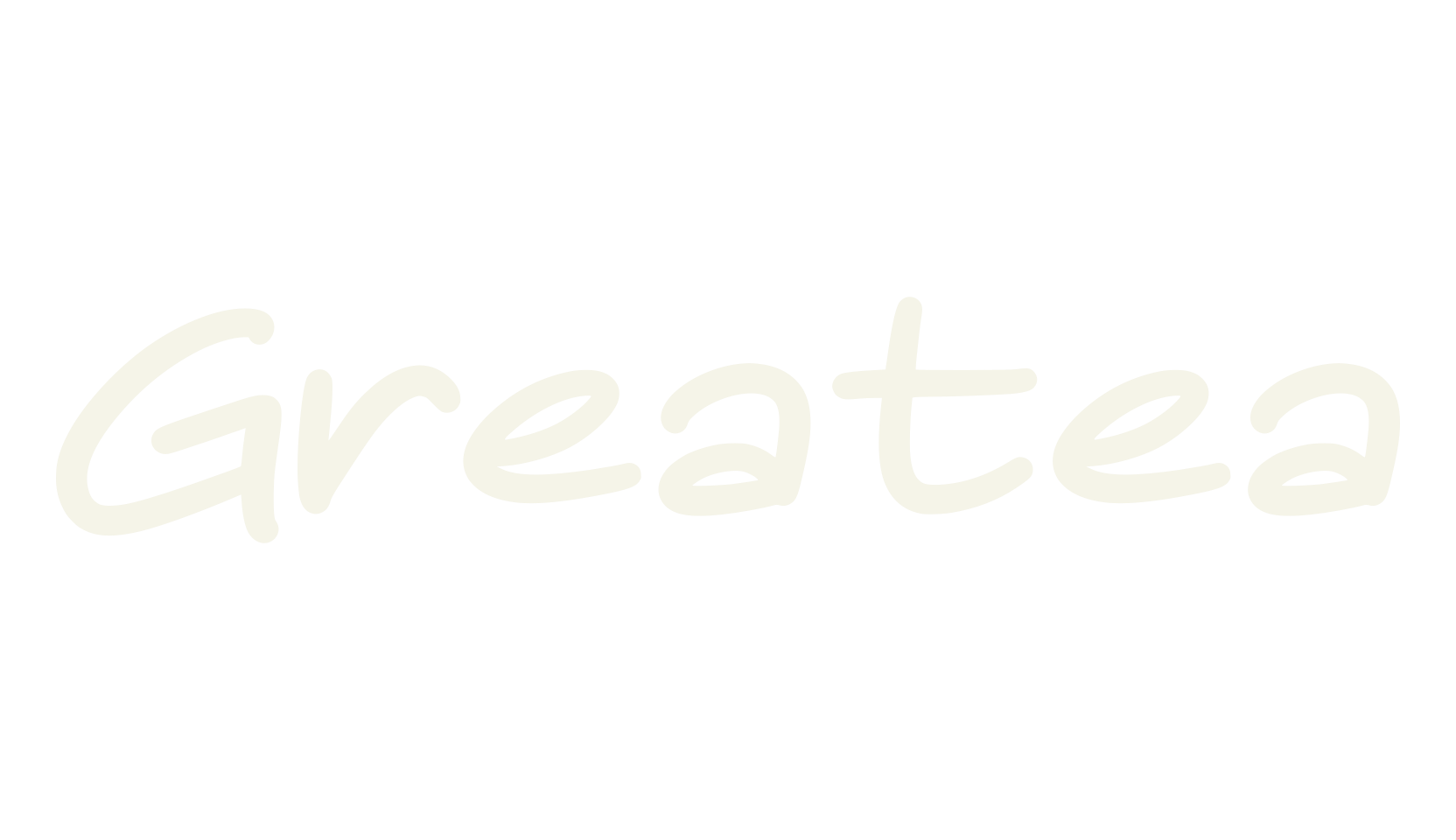 Greatea, handwritten font preview