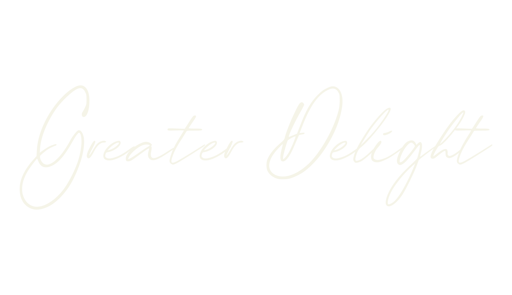 Greater Delight, thin font preview
