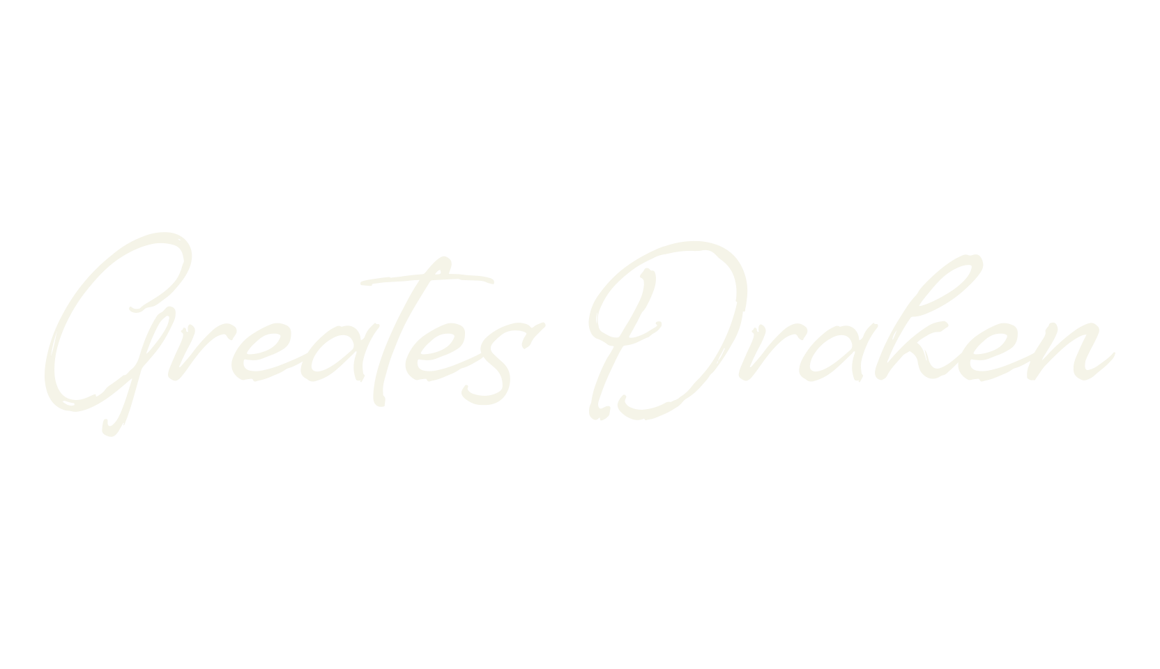 Greates Draken, script font preview