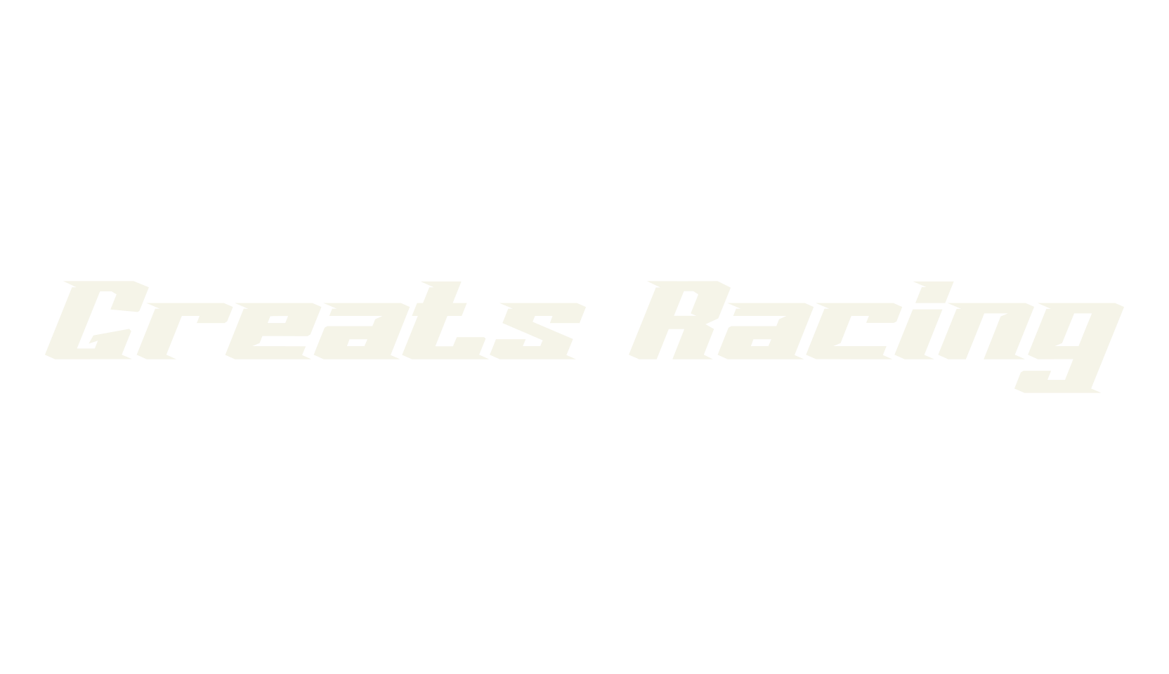 Greats Racing, racing font preview