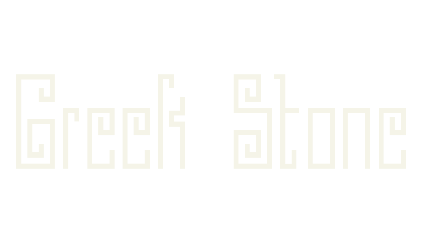 Greek Stone, greek font preview