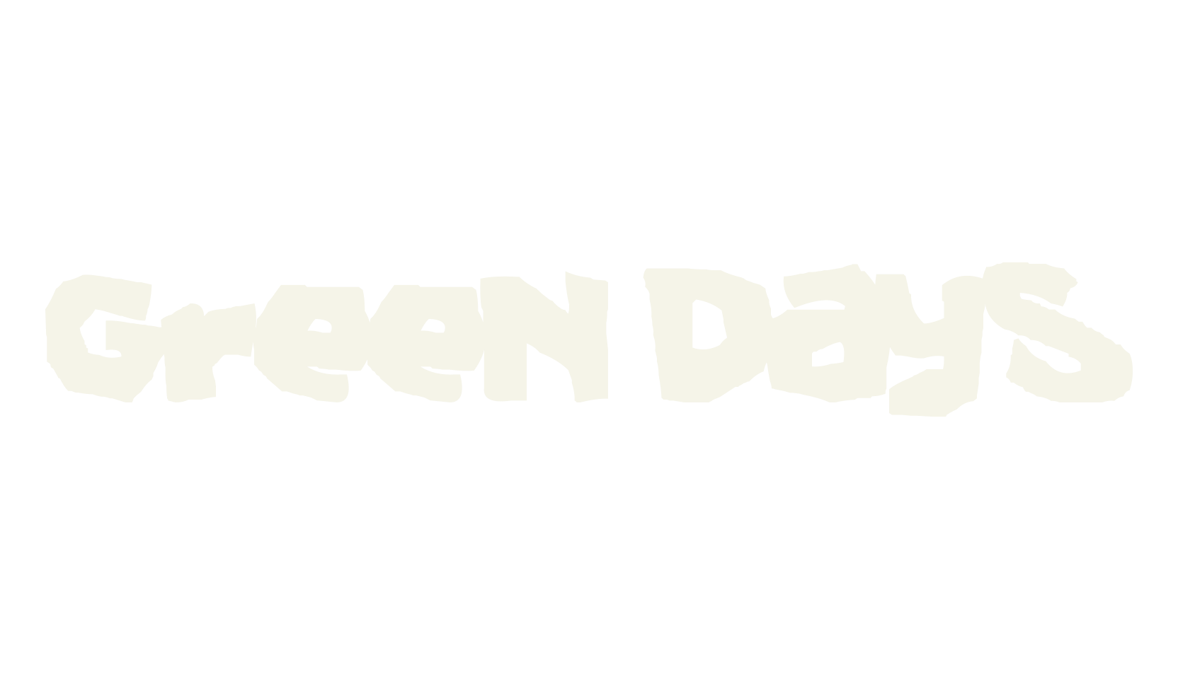 Green Days, display market font preview