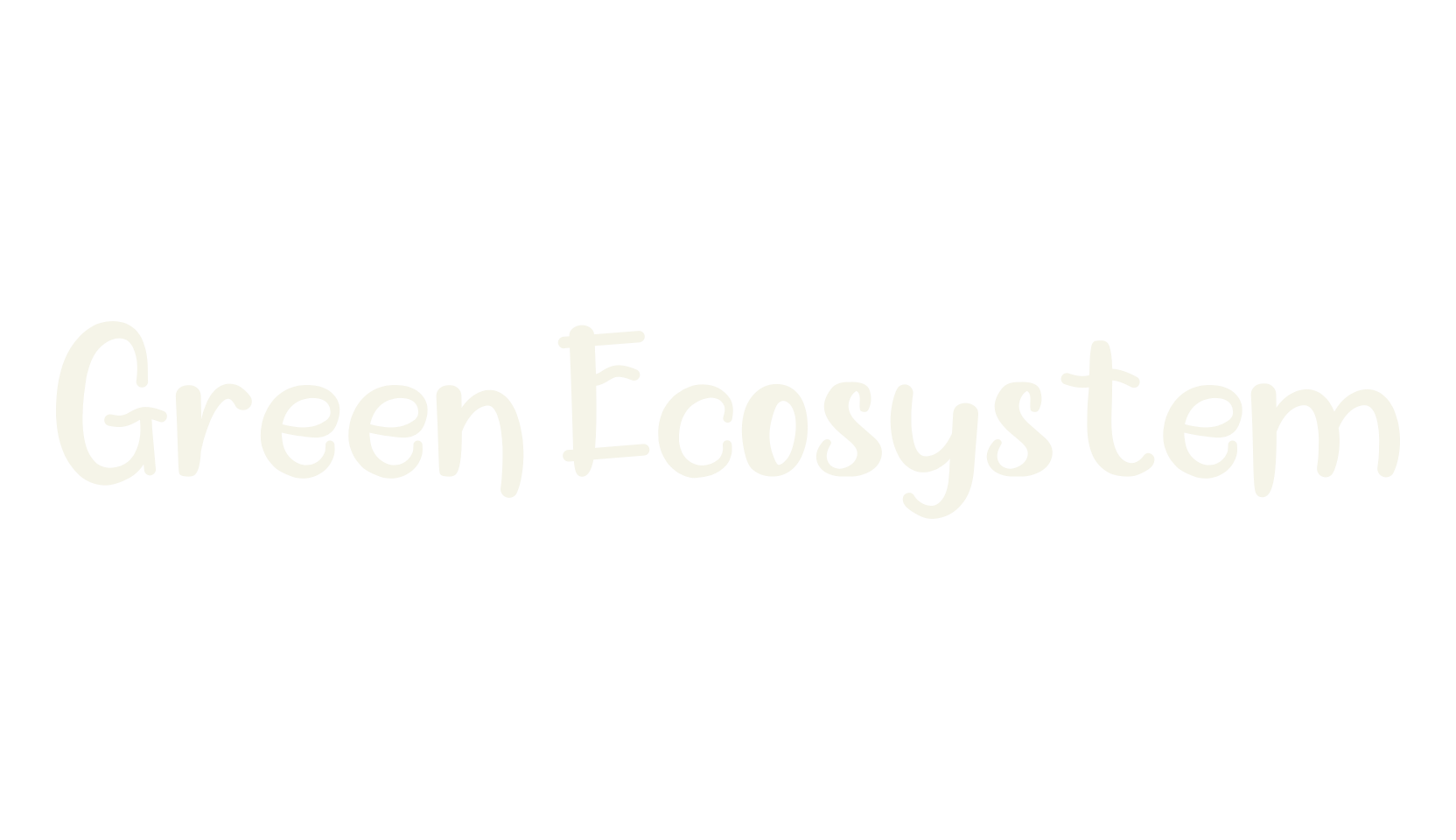 Green Ecosystem, display market font preview