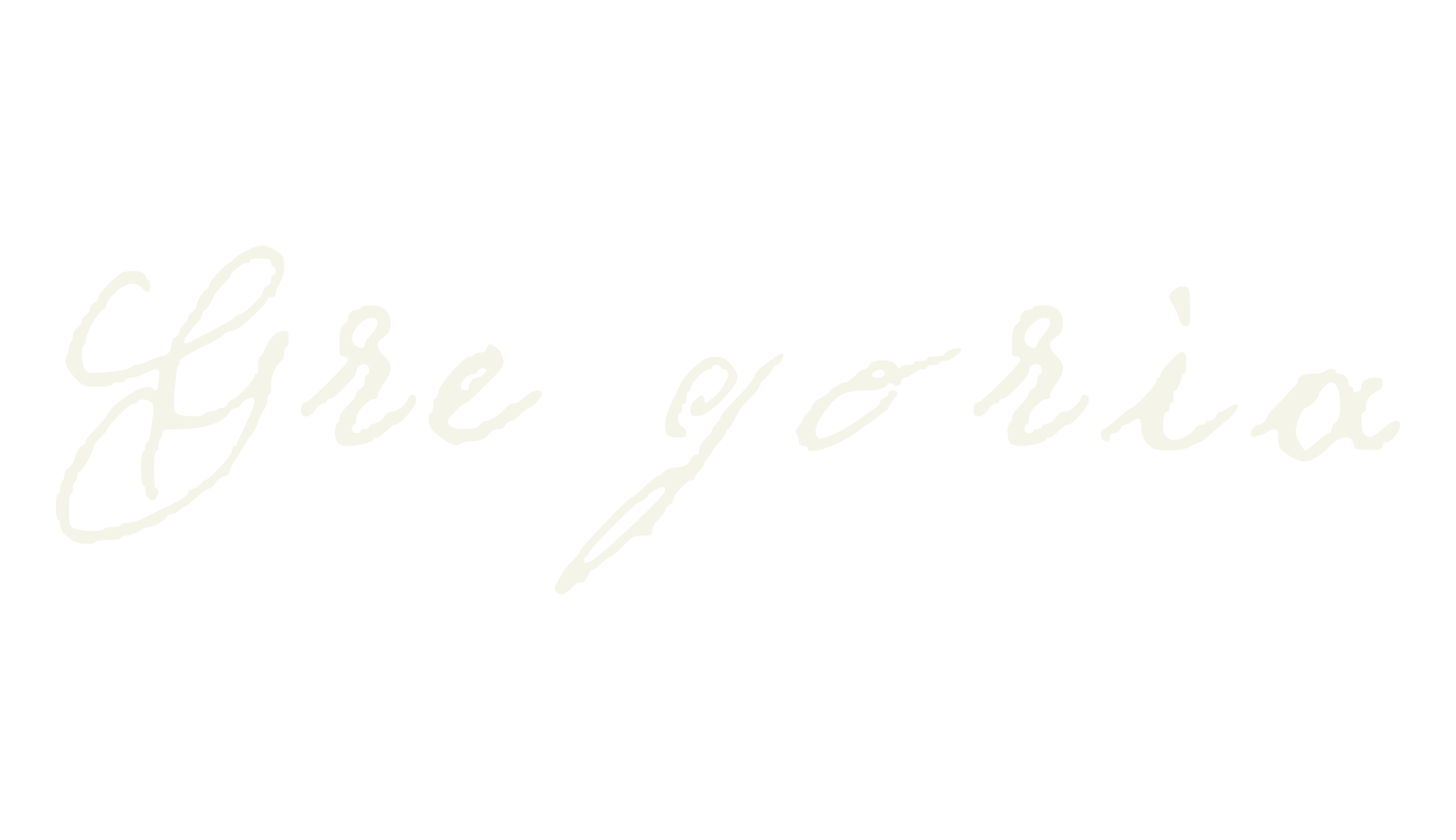 Gregoria, handwriting font preview
