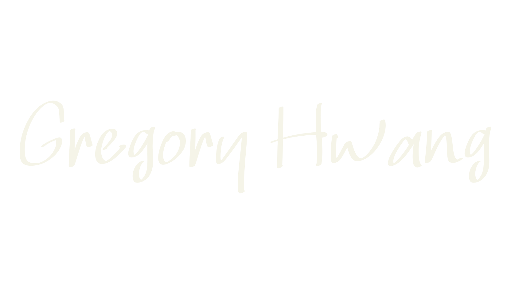 Gregory Hwang, handwriting font preview