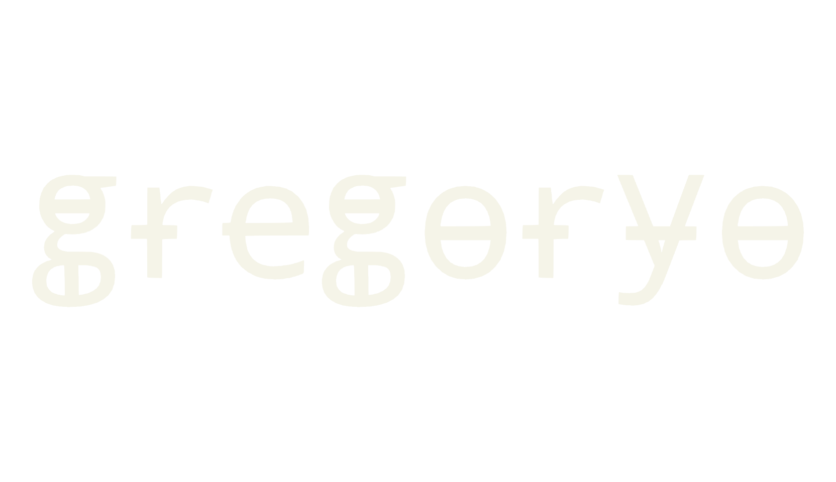 gregoryo, bizarre font preview