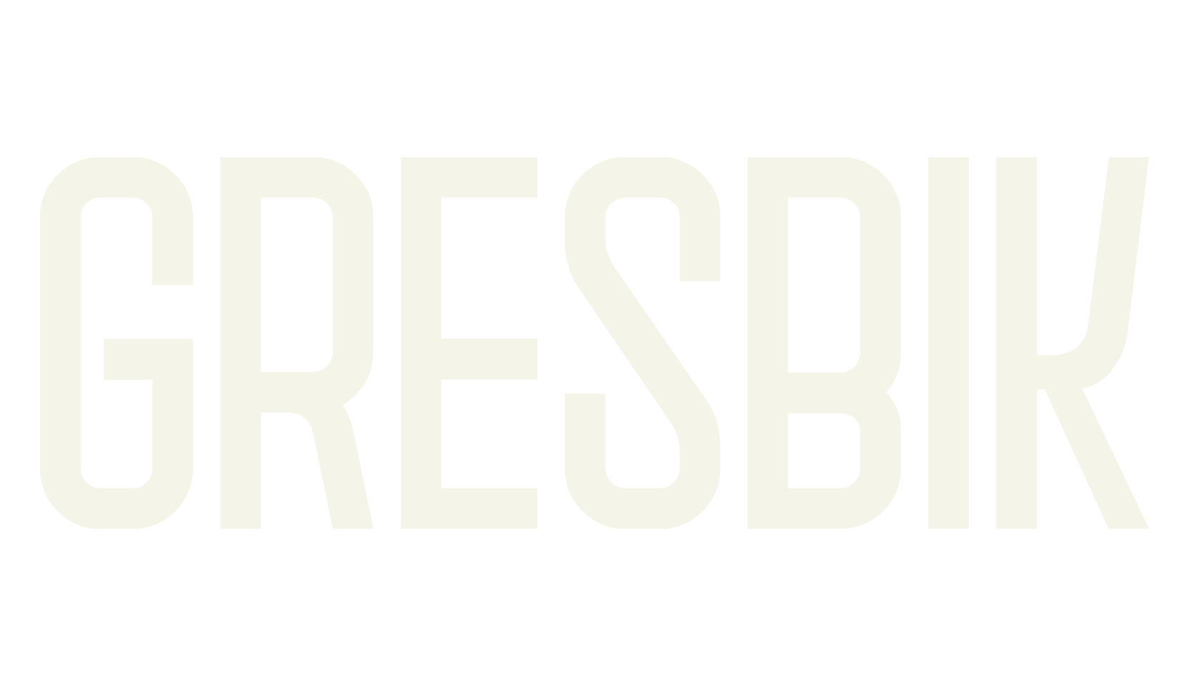 Gresbik, jersey font preview