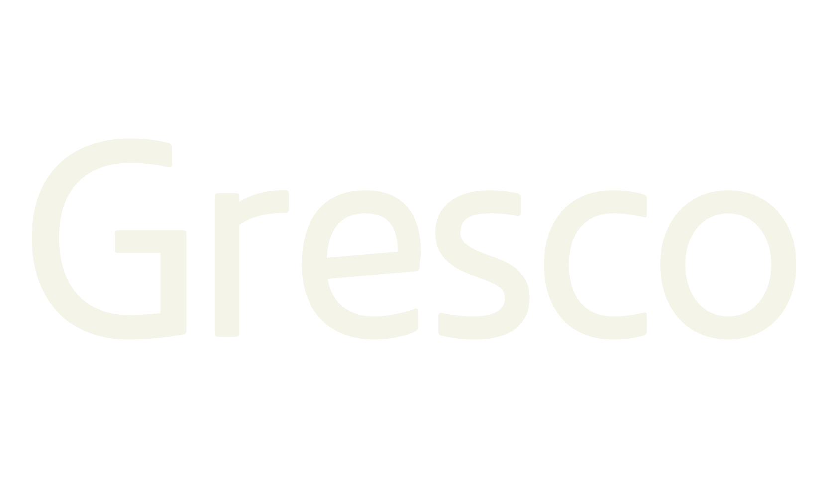 Gresco, cool font preview