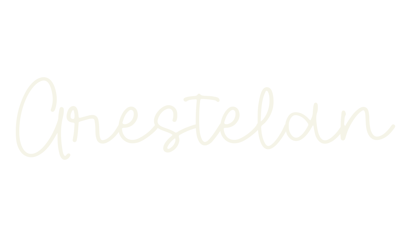 Grestelan, outline font preview